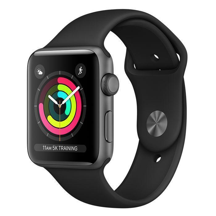 APPLE Watch Series 3 GPS 42mm in alluminio grigio siderale - Sport nero - Costear Shop